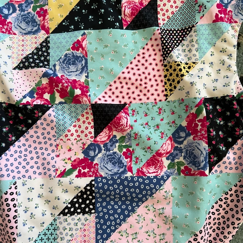 Frankie's Bikinis Multicolor Patchwork One Piece - image 6